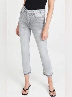 Paige Cindy Crop High Rise Straight
Jeans SZ 30